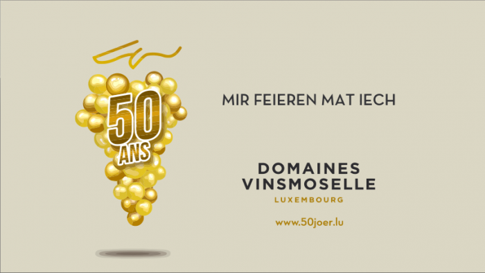 Domaines Vinsmoselle 50 ans - mir feieren mat iech