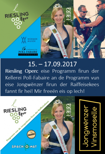Highlight Pic Riesling Open 2017